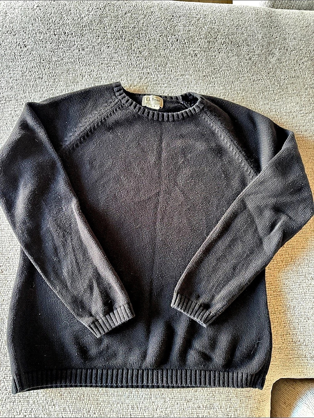 Vintage L.L.Bean Women’s Black Crewneck Sweater Medium?